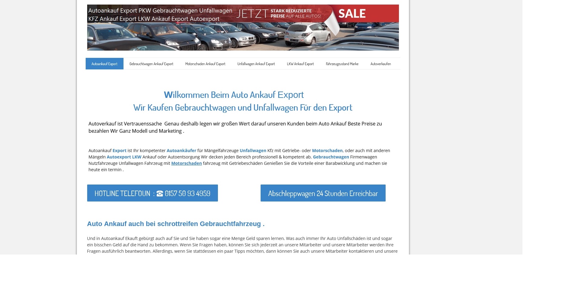 https://www.kfz-ankauf-export.de - Autoankauf Aurich