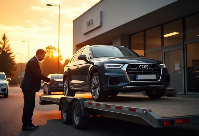 audi-gebrauchtwagen-verkauft-autoabholung-mit-anhaenger-autohaendler